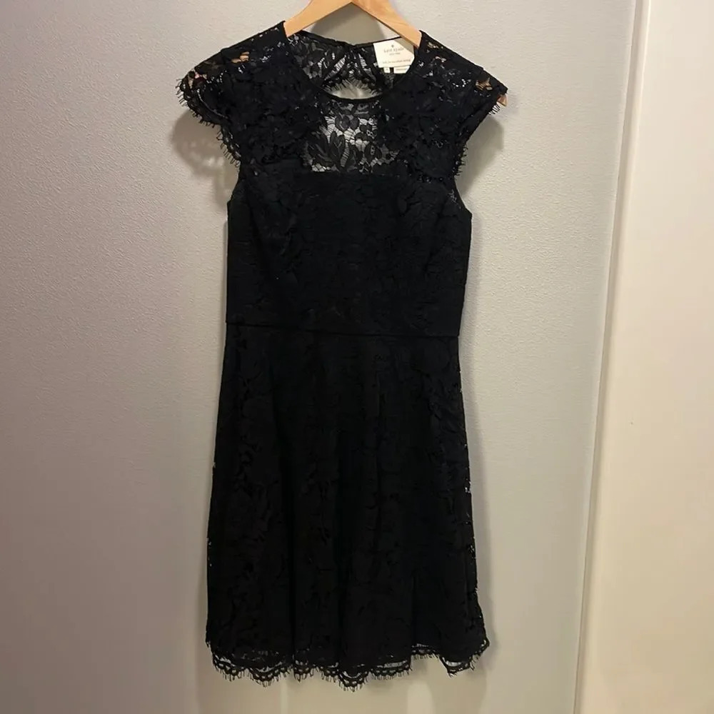 Kate Spade black lace dress